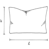 Vermassung Zierkissen